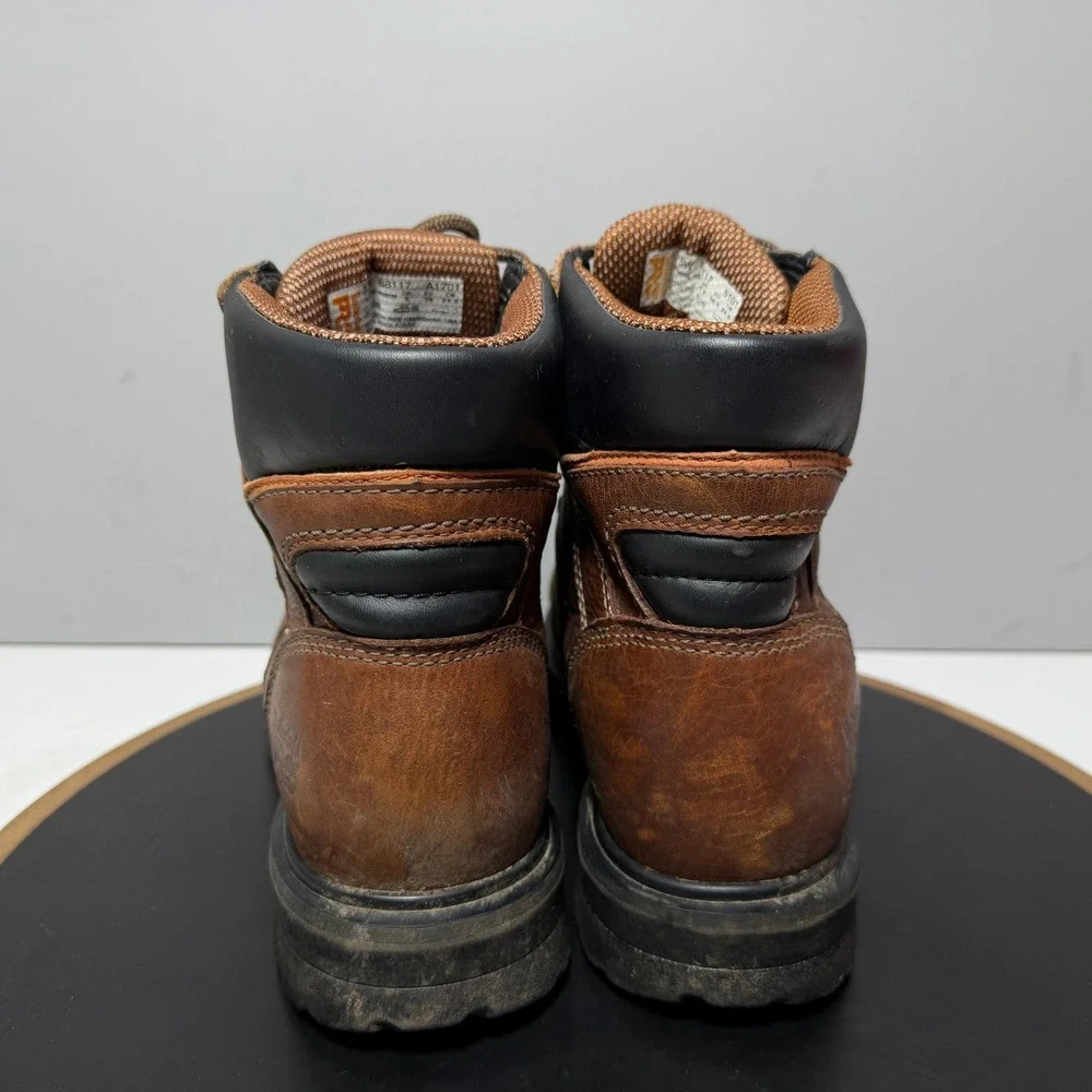 Timberland PRO Work Boots Women 7.5W Direct Attach Brown Leather Utility